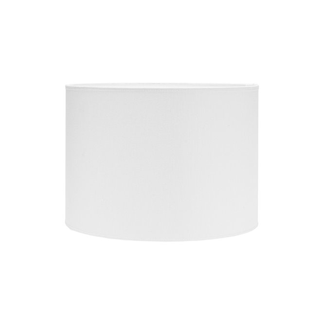 Abażur lniany cylindryczny Sara złamana biel 35cm